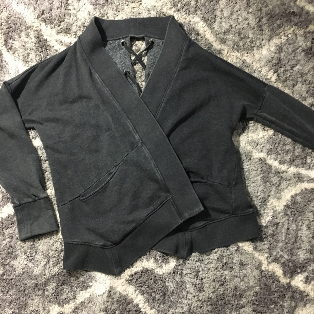 Open back sweater